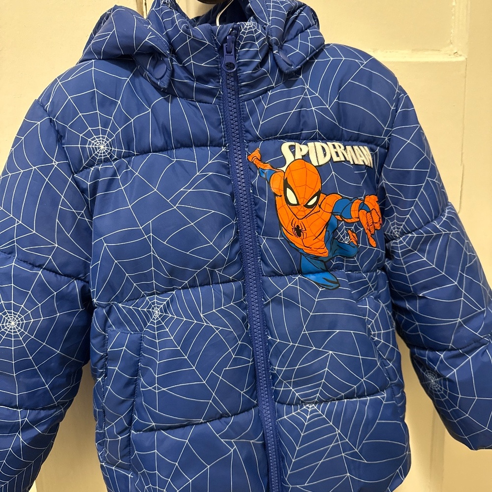 H&M Spiderman Water-repellent Puffer Jacket